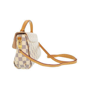 Louis Vuitton White Damier Bag Croisette Azur